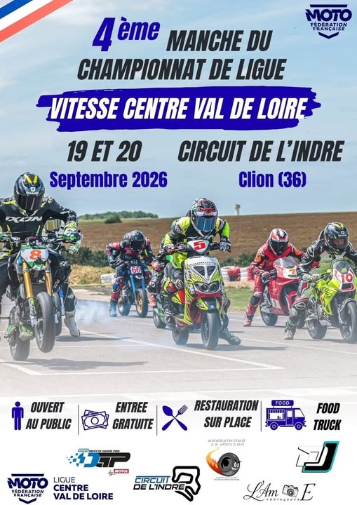 4ème manche du Championnat de Ligue Vitesse Centre-Val de Loire